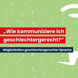 Posting geschlechtergerechte Sprache